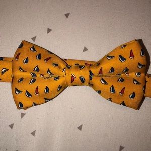 Forever 21 Sailboat BOW TIE mustard